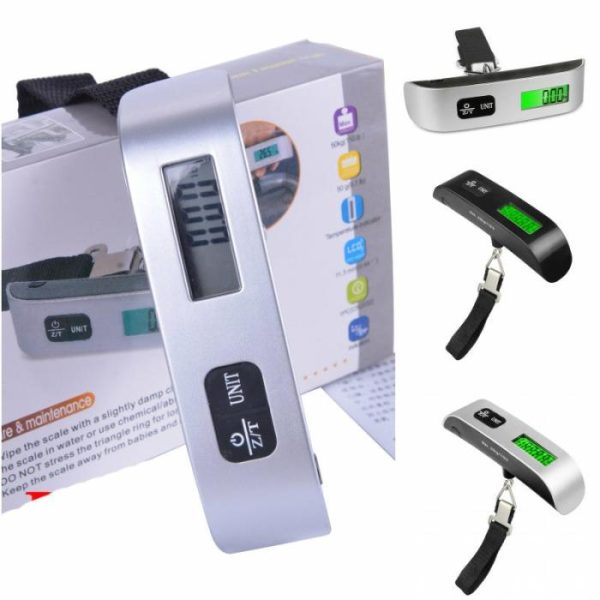 50kg Lcd Luggage Scale Electronic Digital Portable Suitcase Travel Scale Weighs Baggage Bag Hanging Scales Balance Weight | Luggage & Travel Bag’s Bags Luggage & Travel Bag's