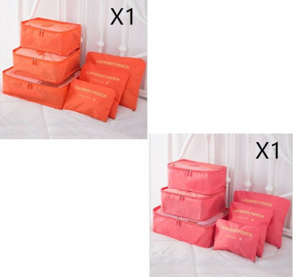 6 PCS Travel Storage Bag Set for Clothes Tidy Organizer | Luggage & Travel Bag’s Bags Luggage & Travel Bag's