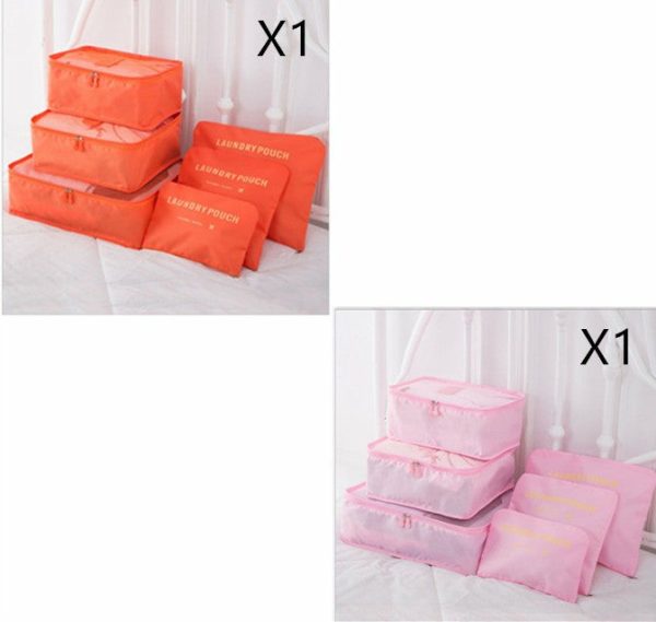 6 PCS Travel Storage Bag Set for Clothes Tidy Organizer | Luggage & Travel Bag’s Bags Luggage & Travel Bag's