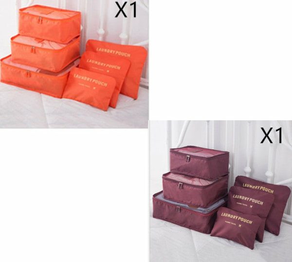 6 PCS Travel Storage Bag Set for Clothes Tidy Organizer | Luggage & Travel Bag’s Bags Luggage & Travel Bag's