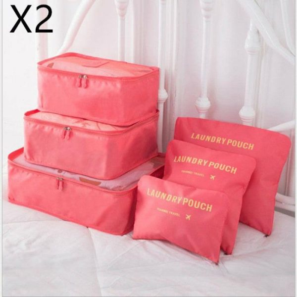 6 PCS Travel Storage Bag Set for Clothes Tidy Organizer | Luggage & Travel Bag’s Bags Luggage & Travel Bag's