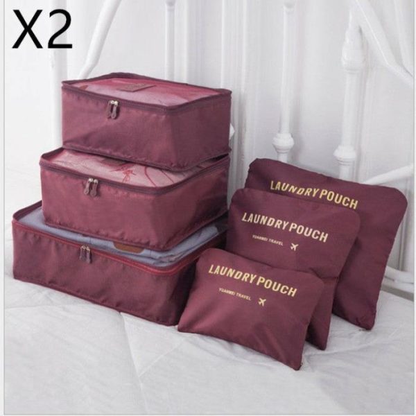 6 PCS Travel Storage Bag Set for Clothes Tidy Organizer | Luggage & Travel Bag’s Bags Luggage & Travel Bag's