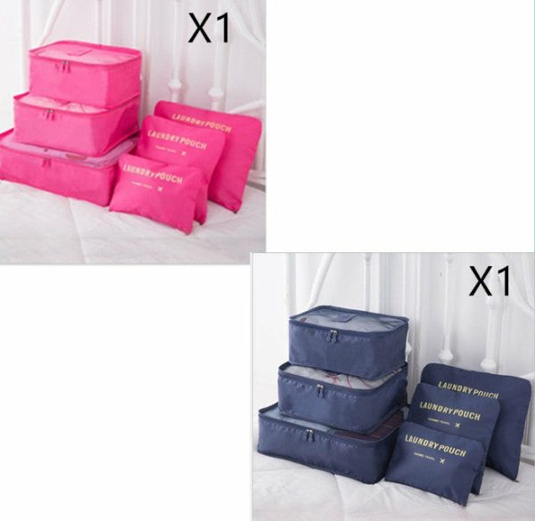 6 PCS Travel Storage Bag Set for Clothes Tidy Organizer | Luggage & Travel Bag’s Bags Luggage & Travel Bag's