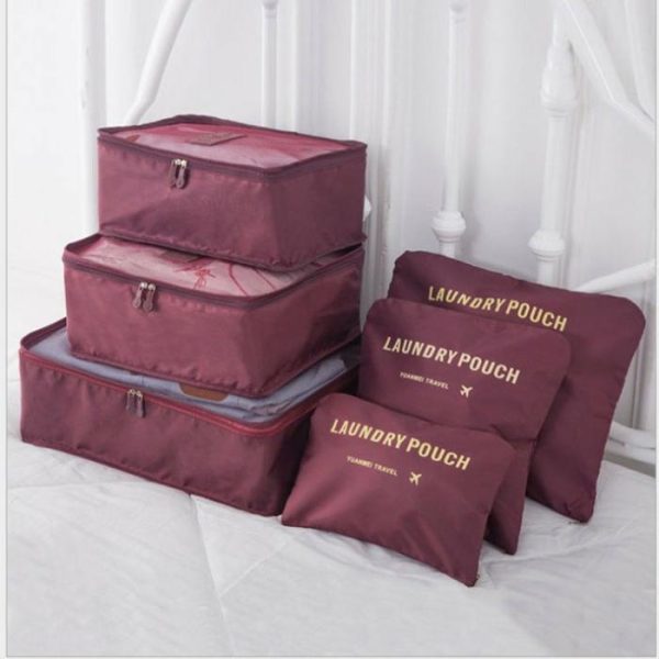 6 PCS Travel Storage Bag Set for Clothes Tidy Organizer | Luggage & Travel Bag’s Bags Luggage & Travel Bag's