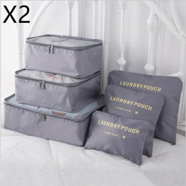 6 PCS Travel Storage Bag Set for Clothes Tidy Organizer | Luggage & Travel Bag’s Bags Luggage & Travel Bag's