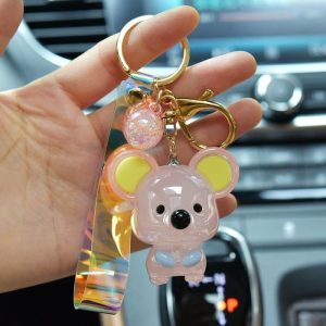 Acrylic Koala Bear Doll Keychain | Keychains Jewelry Keychains