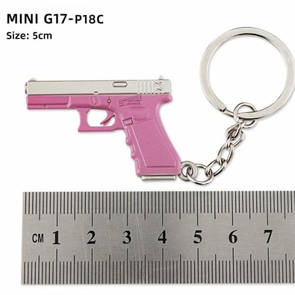 Alloy P92 Model G17 Sand Eagle Left Wheel Keychain | Keychains Jewelry Keychains