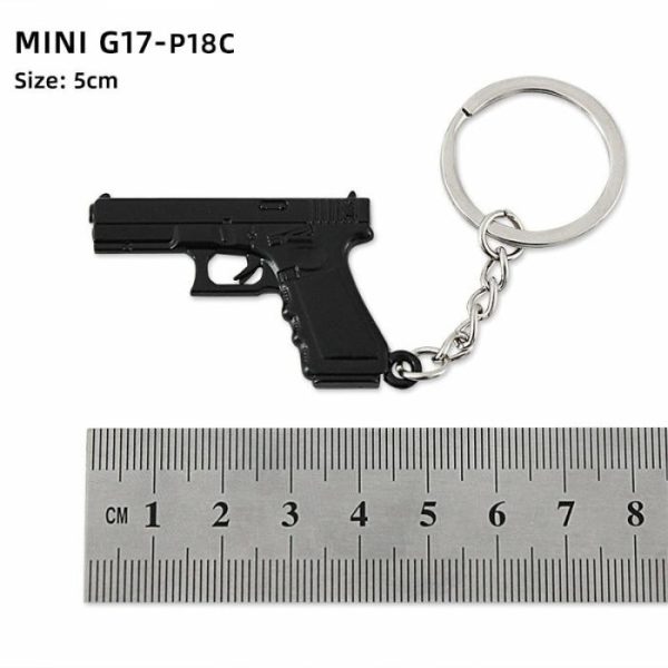 Alloy P92 Model G17 Sand Eagle Left Wheel Keychain | Keychains Jewelry Keychains