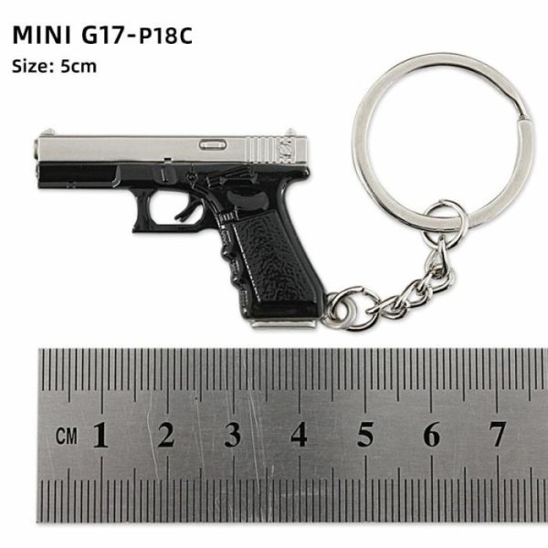 Alloy P92 Model G17 Sand Eagle Left Wheel Keychain | Keychains Jewelry Keychains