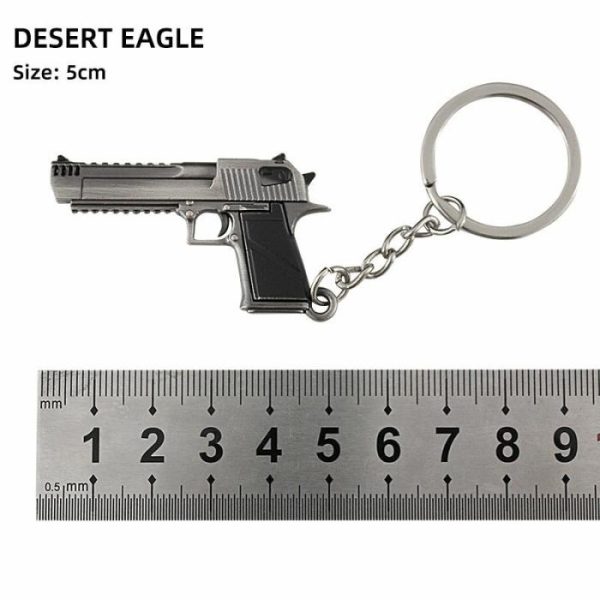 Alloy P92 Model G17 Sand Eagle Left Wheel Keychain | Keychains Jewelry Keychains