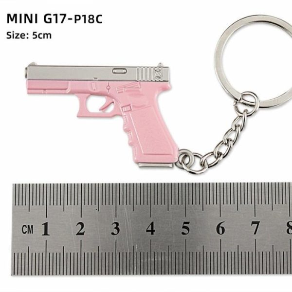 Alloy P92 Model G17 Sand Eagle Left Wheel Keychain | Keychains Jewelry Keychains