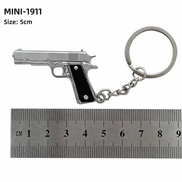 Alloy P92 Model G17 Sand Eagle Left Wheel Keychain | Keychains Jewelry Keychains