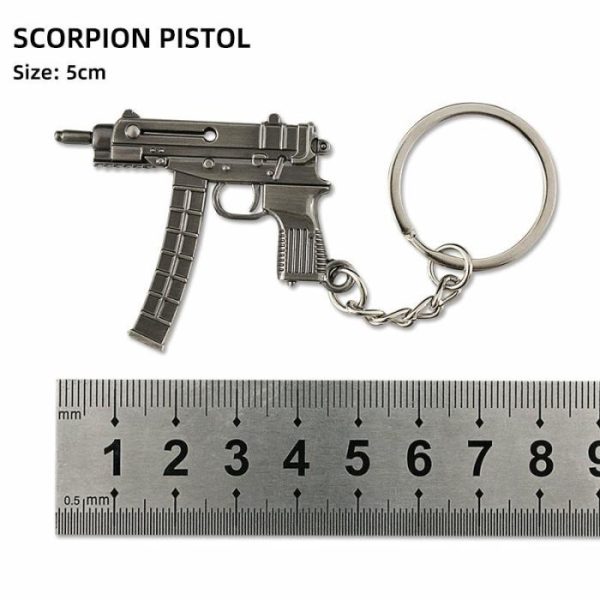 Alloy P92 Model G17 Sand Eagle Left Wheel Keychain | Keychains Jewelry Keychains