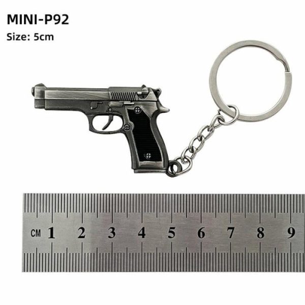 Alloy P92 Model G17 Sand Eagle Left Wheel Keychain | Keychains Jewelry Keychains