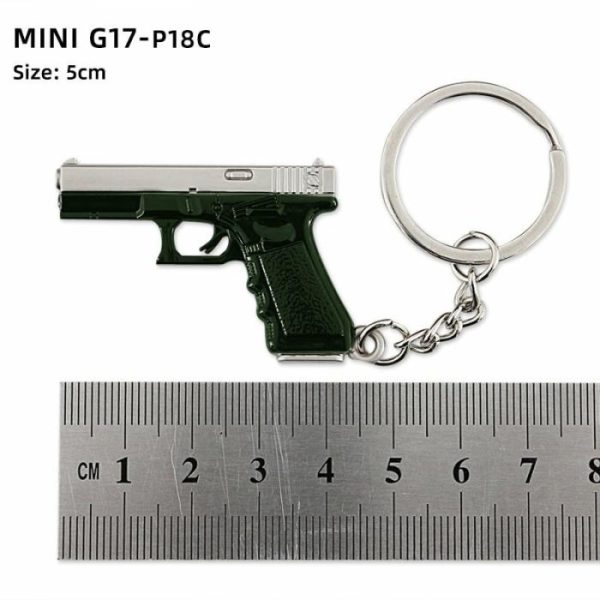 Alloy P92 Model G17 Sand Eagle Left Wheel Keychain | Keychains Jewelry Keychains