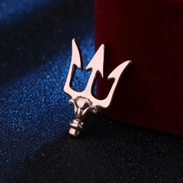 British Style Trident Suit Brooch Male Mini Small Brooch | Brooches Brooches Brooches