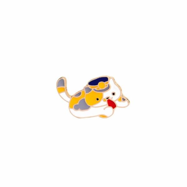 Brooch Cartoon Cute Stay Cute Animal Kitty Expression | Brooches Brooches Brooches