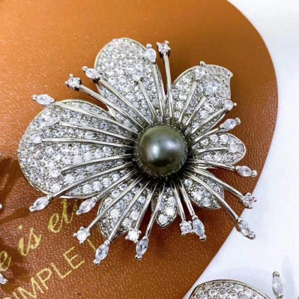 Brooch Color Zircon Drop Oil Corsage Women’s Fashion Pin | Brooches Brooches Brooches