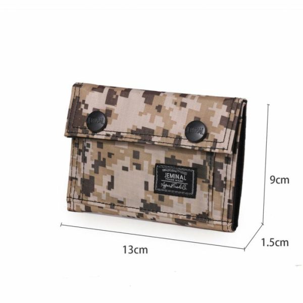 Camouflage Short Wallet Cross | Wallet’s Bags Wallet's