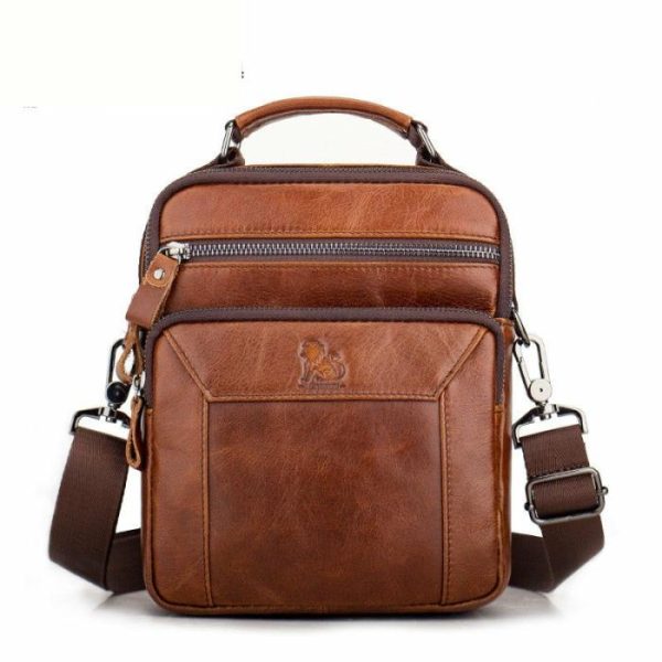 Cowhide Men’s One Shoulder Diagonal Bag | Crossbody Bag’s Bags Crossbody Bag's