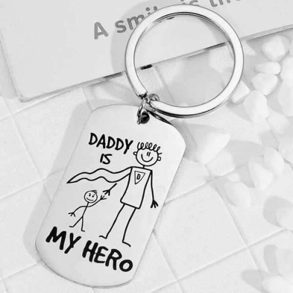 Creative Cartoon Stainless Steel Keychain | Keychains Jewelry Keychains