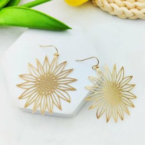 European And American SUNFLOWER Earrings Jewelry | Earrings Earrings Earrings