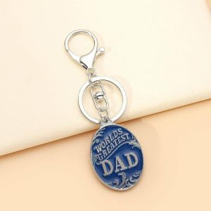 Father’s Day Keychain Creative Alloy | Keychains Jewelry Keychains