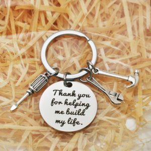 Father’s Day Keychain Stainless Steel Hammer | Keychains Jewelry Keychains