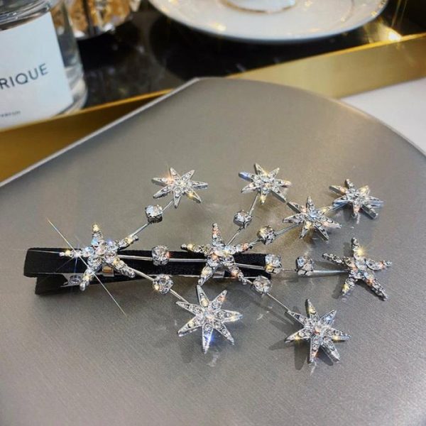 Femininity Rhinestone Star Hairpin Headwear | Fashion Jewelry Sets Fashion Jewelry Sets Fashion Jewelry Sets