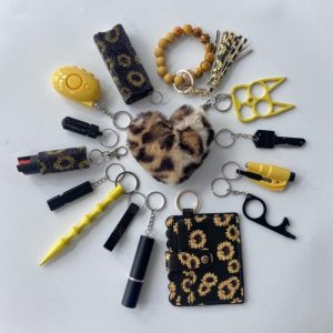 Finger Tiger Alarm Keychain Set | Keychains Jewelry Keychains