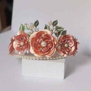 Flower Festival Hair Crown Wrapped With Flower Hairpin | Fashion Jewelry Sets Fashion Jewelry Sets Fashion Jewelry Sets