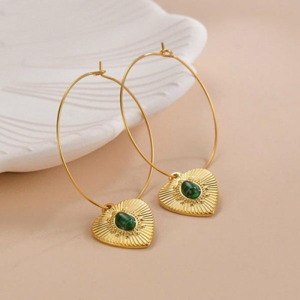 French Vintage Style Love Exaggerating Pendant Earrings | Earrings Earrings Earrings