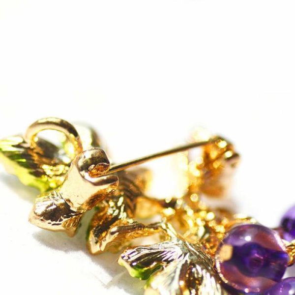 Fruit Brooch Grape String Rhinestones Plant Corsage Banquet Dress | Brooches Brooches Brooches