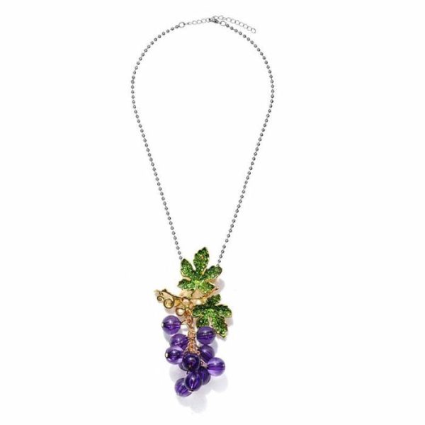 Fruit Brooch Grape String Rhinestones Plant Corsage Banquet Dress | Brooches Brooches Brooches