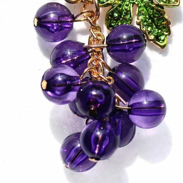 Fruit Brooch Grape String Rhinestones Plant Corsage Banquet Dress | Brooches Brooches Brooches