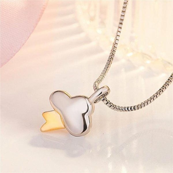 Gold Plated Color-separated Lightning Pendant Necklace | Fashion Jewelry Sets Fashion Jewelry Sets Fashion Jewelry Sets