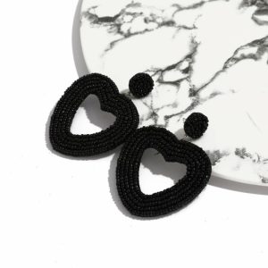 High-key Eardrop Elegant Heart Bead Women | Earrings Earrings Earrings