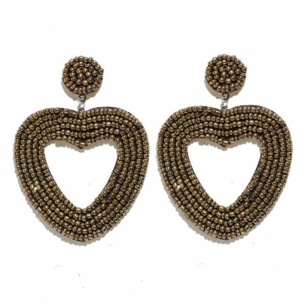 High-key Eardrop Elegant Heart Bead Women | Earrings Earrings Earrings