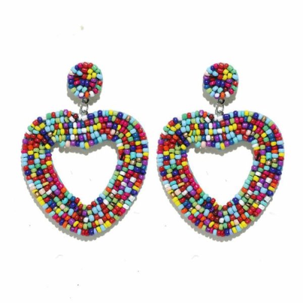 High-key Eardrop Elegant Heart Bead Women | Earrings Earrings Earrings