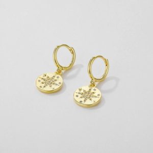 INS Wind Sky Map XINGX Zircon Earrings | Earrings Earrings Earrings