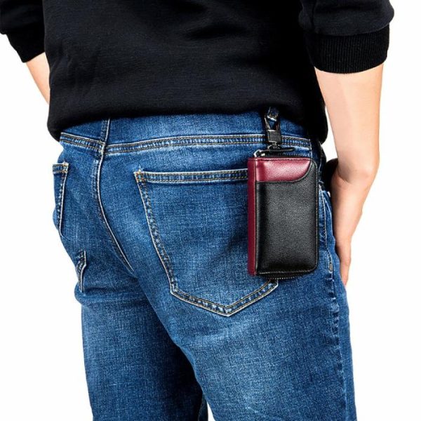 Key bag men’s compact multi-functional simple card case key bag | Waist Bag’s Bags Waist Bag's