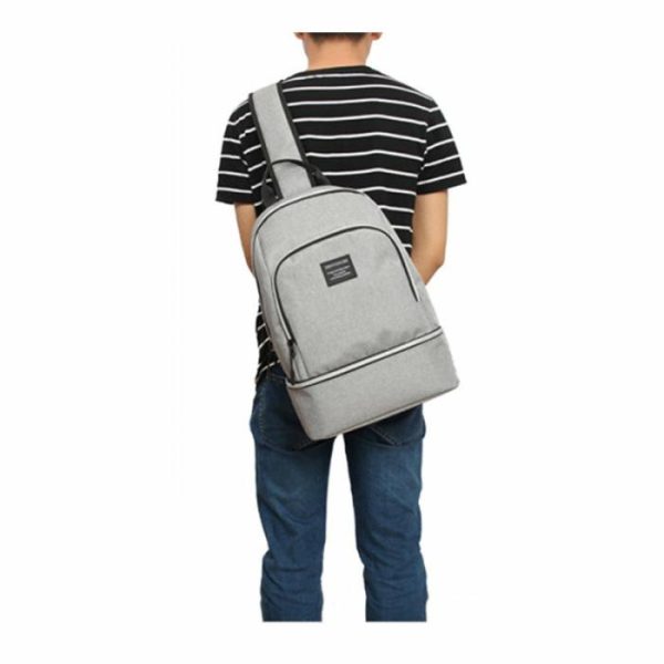 Men’s Chest Bag Korean Wear-resistant Dry And Wet Separation Shoulder Bag Outdoor Sports Messenger Bag | Crossbody Bag’s Bags Crossbody Bag's