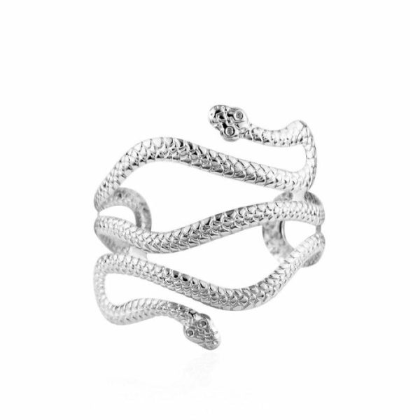 Metal Exaggerated Snake Shaped Wrapped Armband | Bracelets & Bangels Bracelets & Bangels Bracelets & Bangels