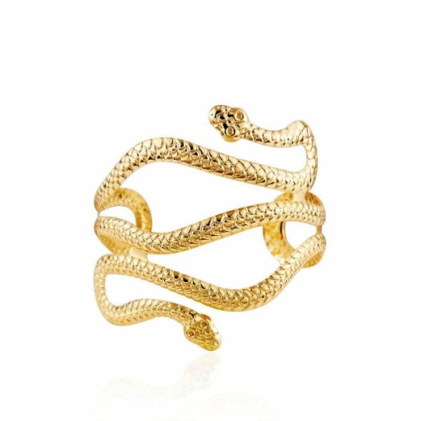 Metal Exaggerated Snake Shaped Wrapped Armband | Bracelets & Bangels Bracelets & Bangels Bracelets & Bangels