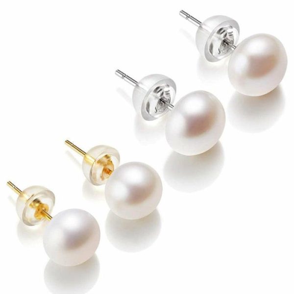 Natural Freshwater Pearl Earrings True 925 Stirlingsley | Earrings Earrings Earrings