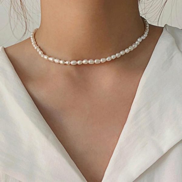 Natural Water Pearl All Match Clavicle Chain | Necklace & Penddants Jewelry Necklace & Penddants