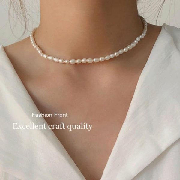 Natural Water Pearl All Match Clavicle Chain | Necklace & Penddants Jewelry Necklace & Penddants