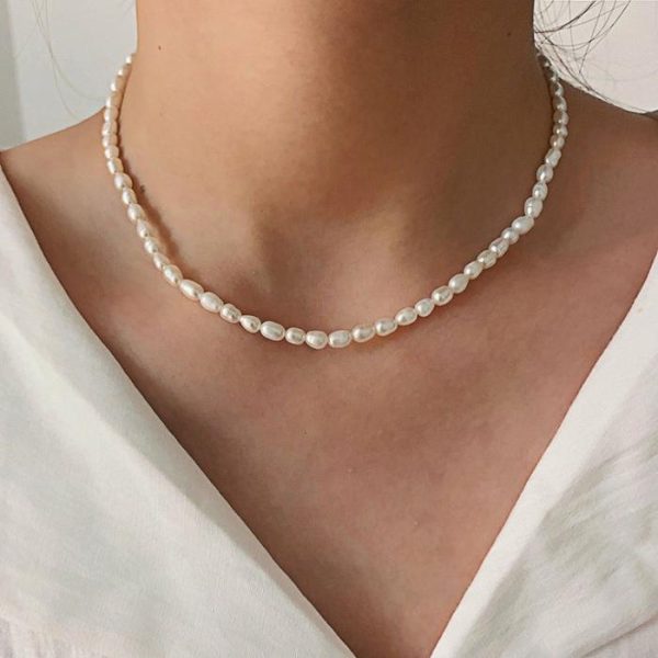 Natural Water Pearl All Match Clavicle Chain | Necklace & Penddants Jewelry Necklace & Penddants