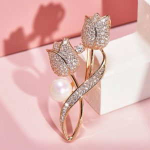 New Fashion Pearl Accessories Button Brooch | Brooches Brooches Brooches