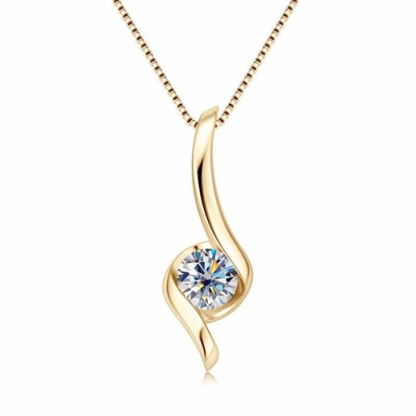 New Internet Celebrity Ins Diamond Necklace Light Luxury High-grade 925 Sterling Silver | Necklace & Penddants Jewelry Necklace & Penddants